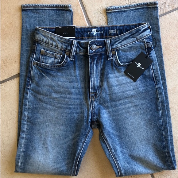 7 For All Mankind Other - 7 for all Mankind Jeans 12 Paxtyn NWT Skinny BOYS